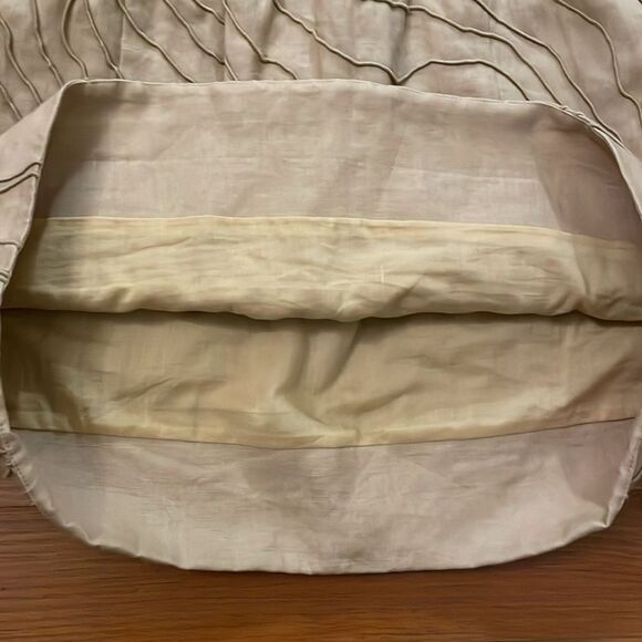 Diane Von Furstenberg DVF PAQUERITA Linen Mini Skirt Womens Size 8 Beige Tan - Picture 3 of 10